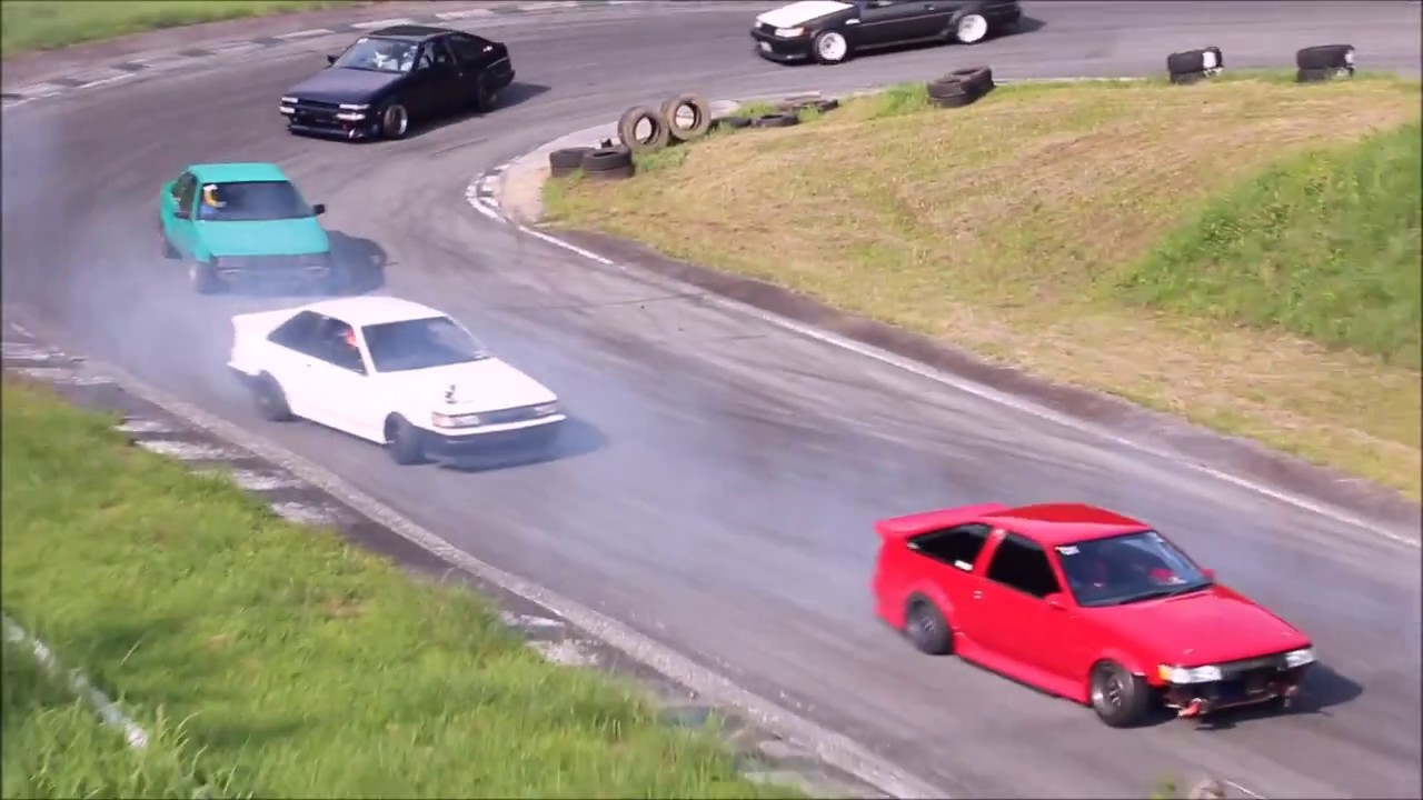 AE86 スポーランド山梨　壊れ走　4AG CLUB　2017