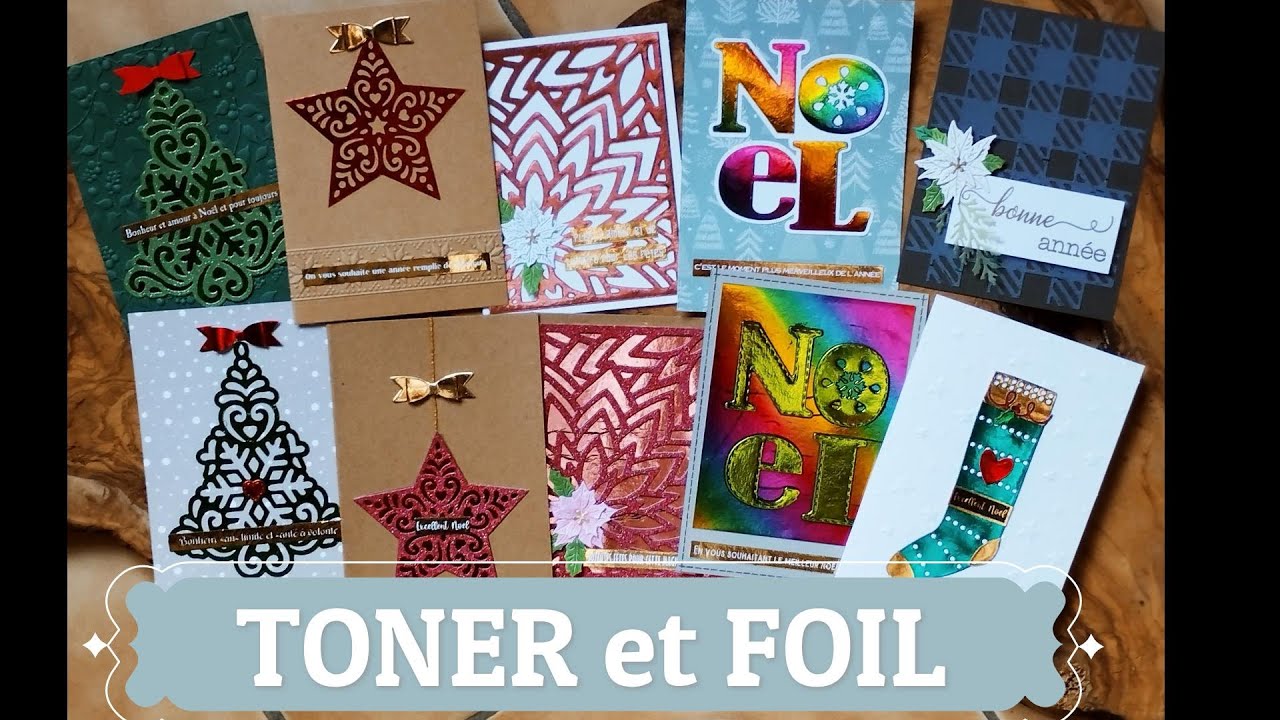 Plastifieuse, feuilles TONER et foil - Tutoriel Carterie - Idées et astuces