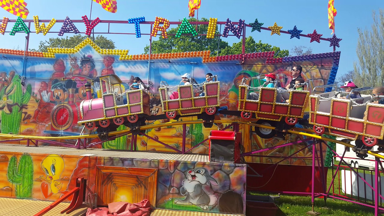 kids train funfair london