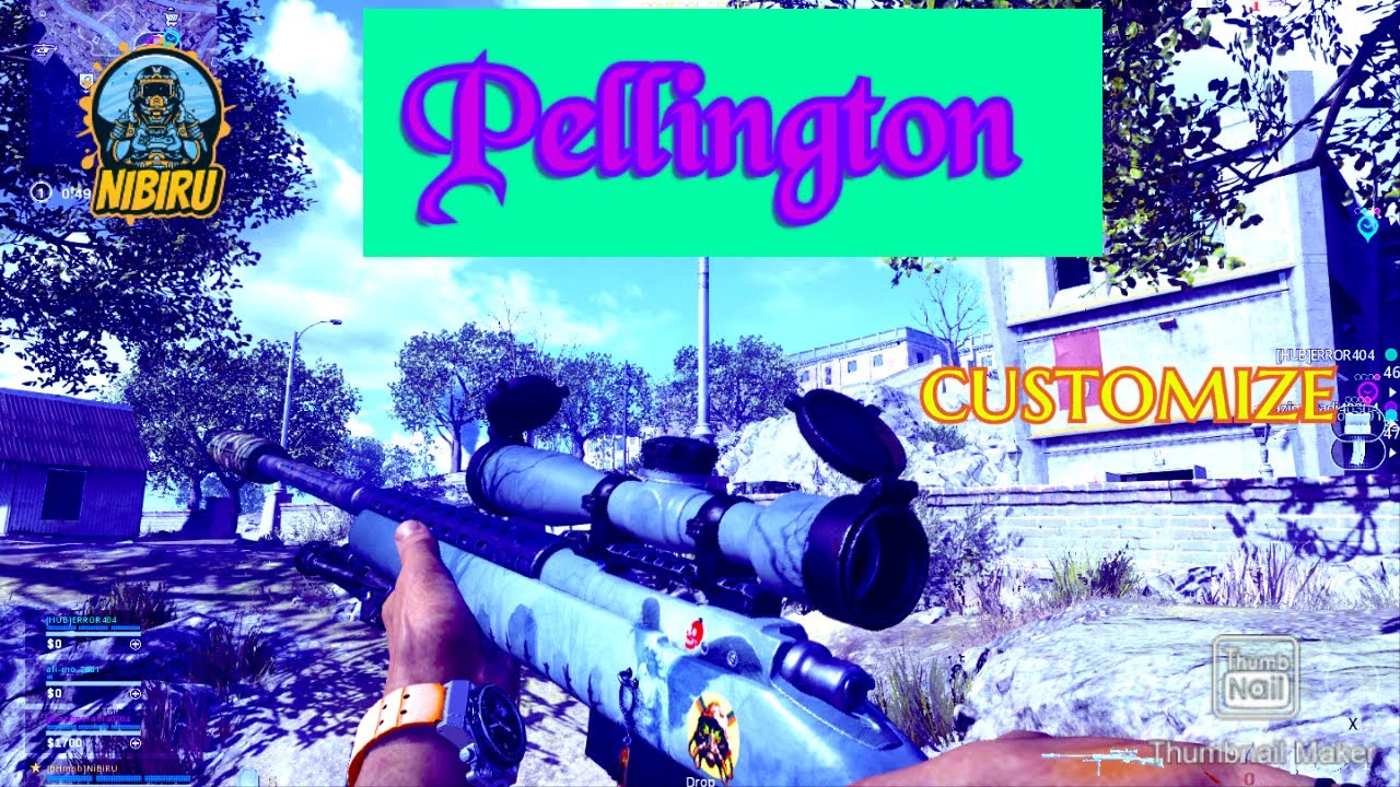 new sniper META PELLINGTON in warzone pacific (PELLINGTON best class setup) #warzone #pellington