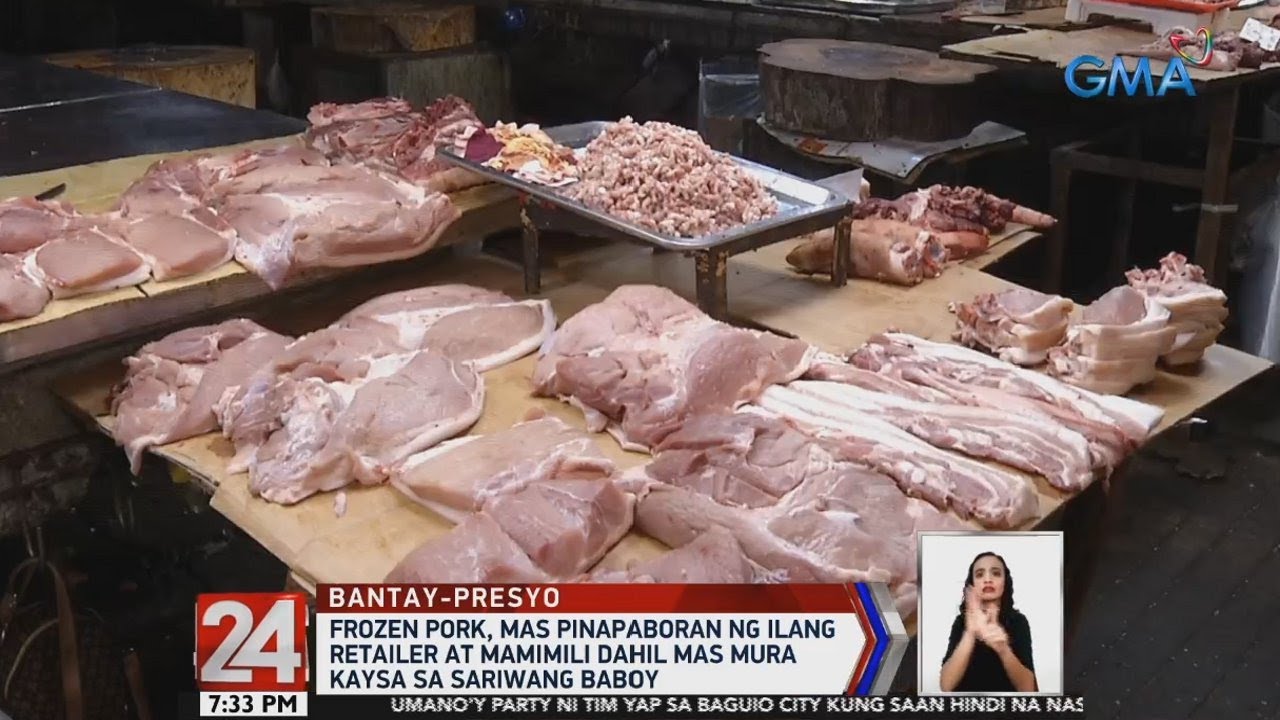Frozen pork, mas pinapaboran ng ilang retailer at mamimili dahil mas mura kaysa sa ... | 24 Oras