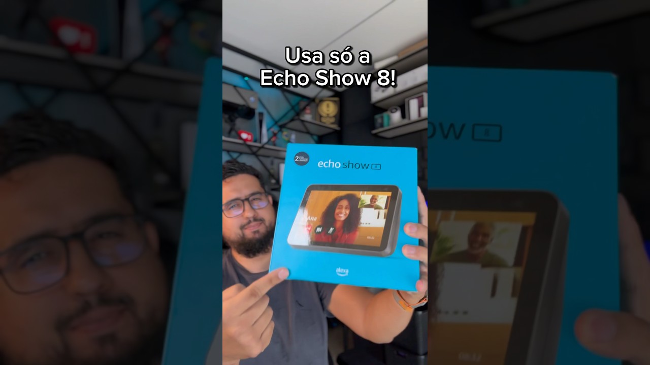 Alexa Echo Show 8 &eacute; muito top com tela