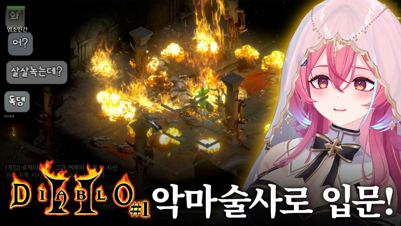 [디아블로 II: 레저렉션 #]1 입문은 악마술사로!!