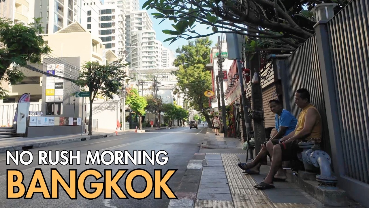 New Year, No Rush | Quiet Morning Walk in Asok (Bangkok)