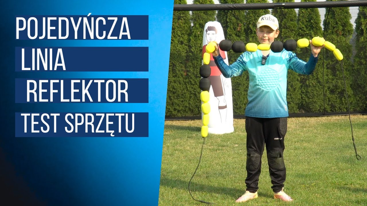 Test sprzętu bramkarskiego - Linia treningowa – pole minowe dla refleksu bramkarza!