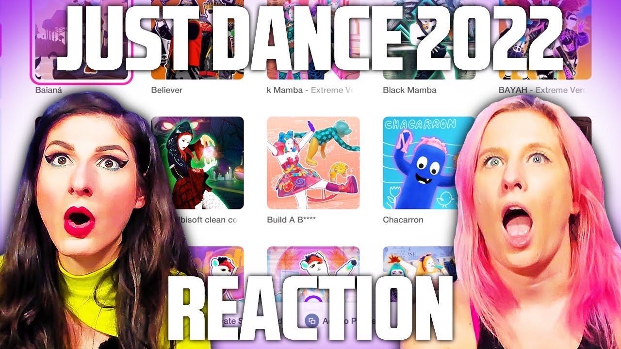 JUST DANCE 2022 FULL GAME REACTION (a lot of unannounced maps 😱) w/ Astylia