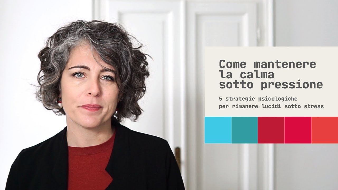 Come mantenere la calma sotto pressione: 5 strategie psicologiche per rimanere lucidi sotto stress