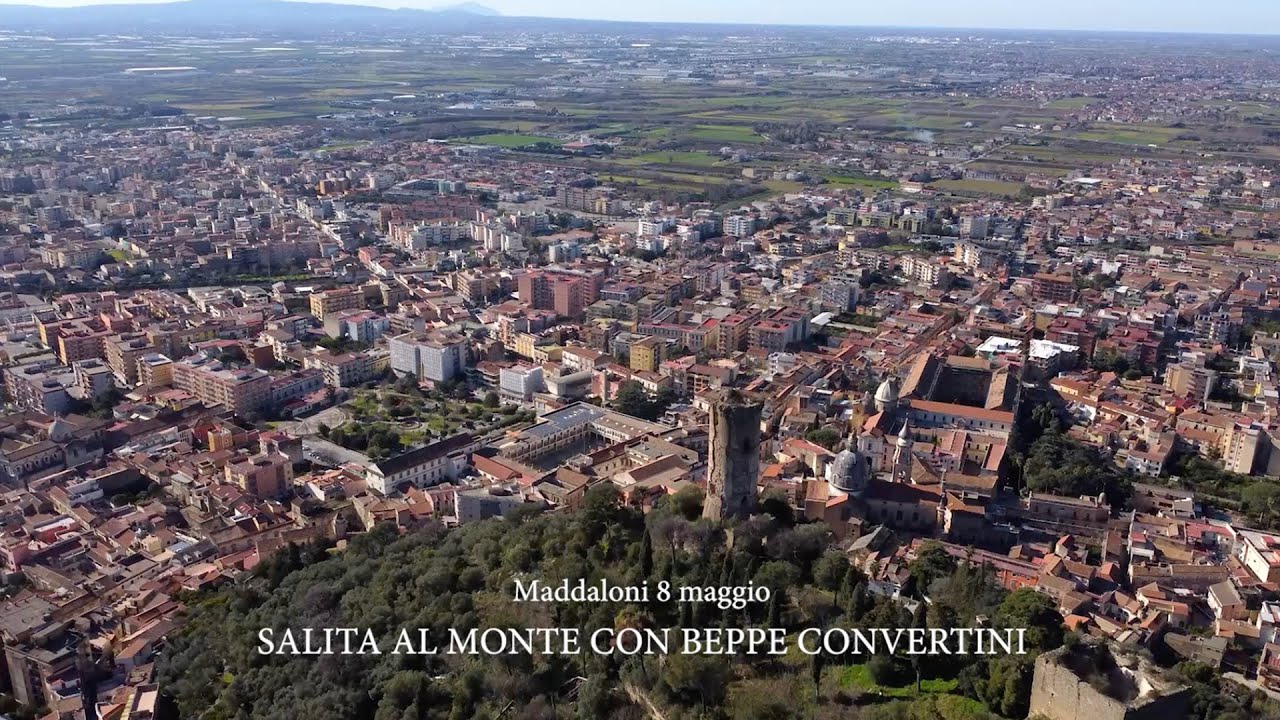 Maddaloni - Salita al monte con Beppe Convertini