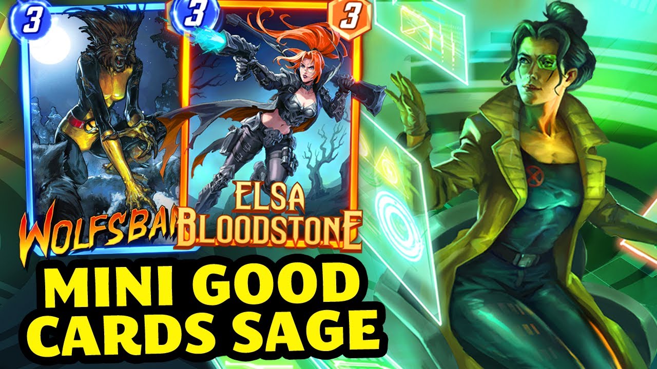 MINI GOOD CARDS SAGE para DETONAR NA RANQUEADA: LEVE E PODEROSO |Marvel Snap|