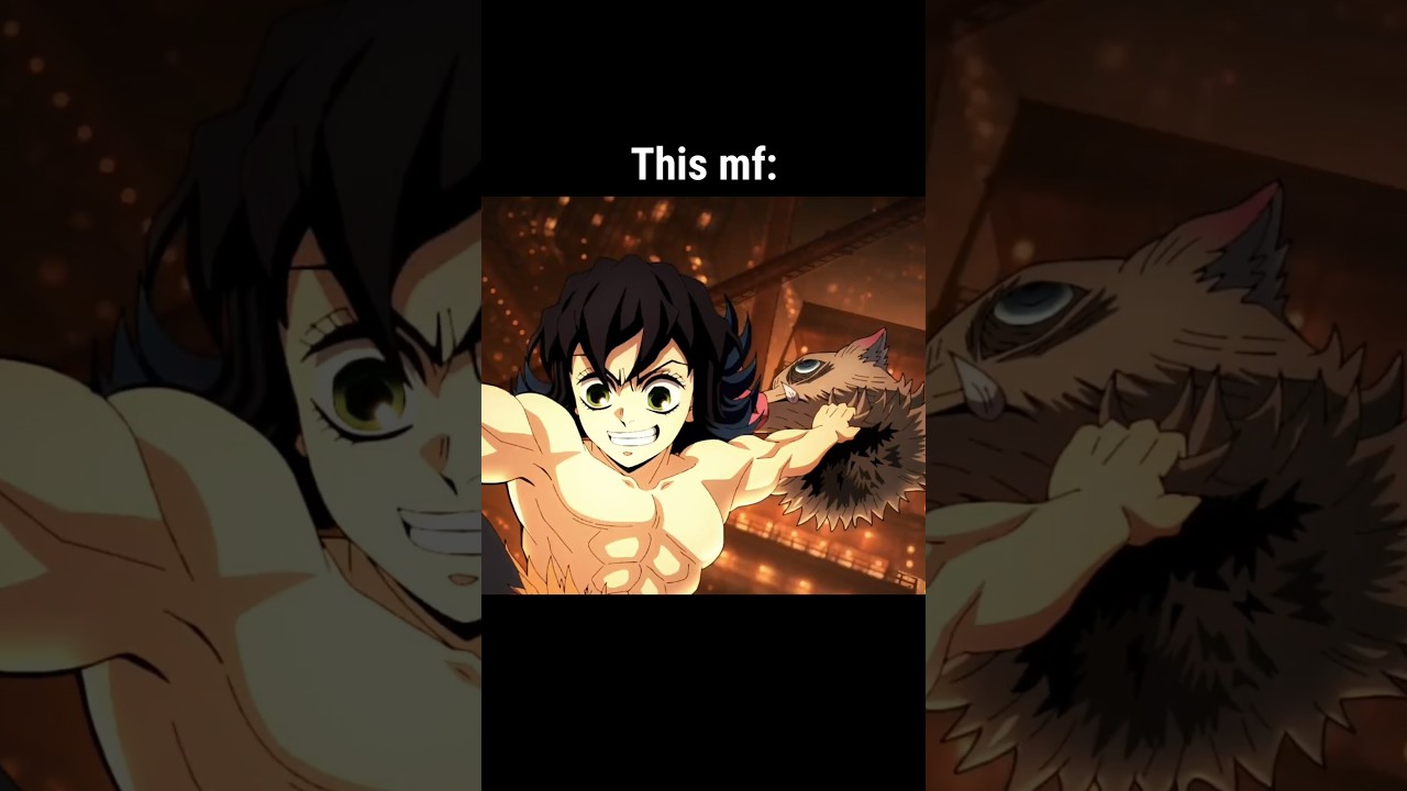 Inosuke Infinity Castle Entry - Demon Slayer Hashira Training Arc