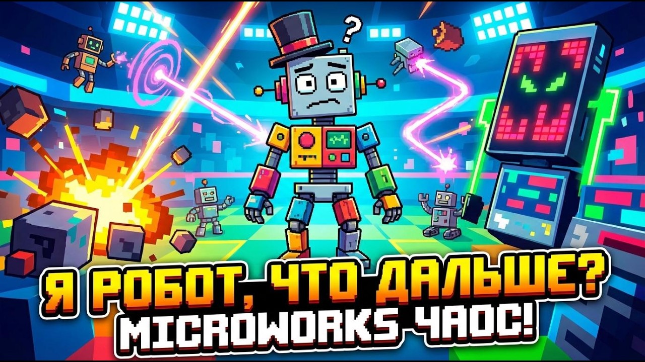 ЭТОТ РОБОТ СЛОМАЕТ ВАШ МОЗГ ⚡ ХАОС В Microworks