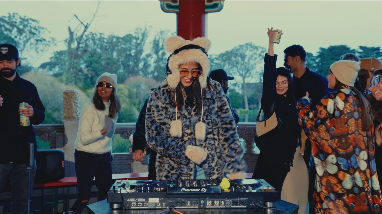 GOLDEN HOUR RAVE IN GOLDEN GATE PARK  🌅 | Elom - Organic House DJ Set