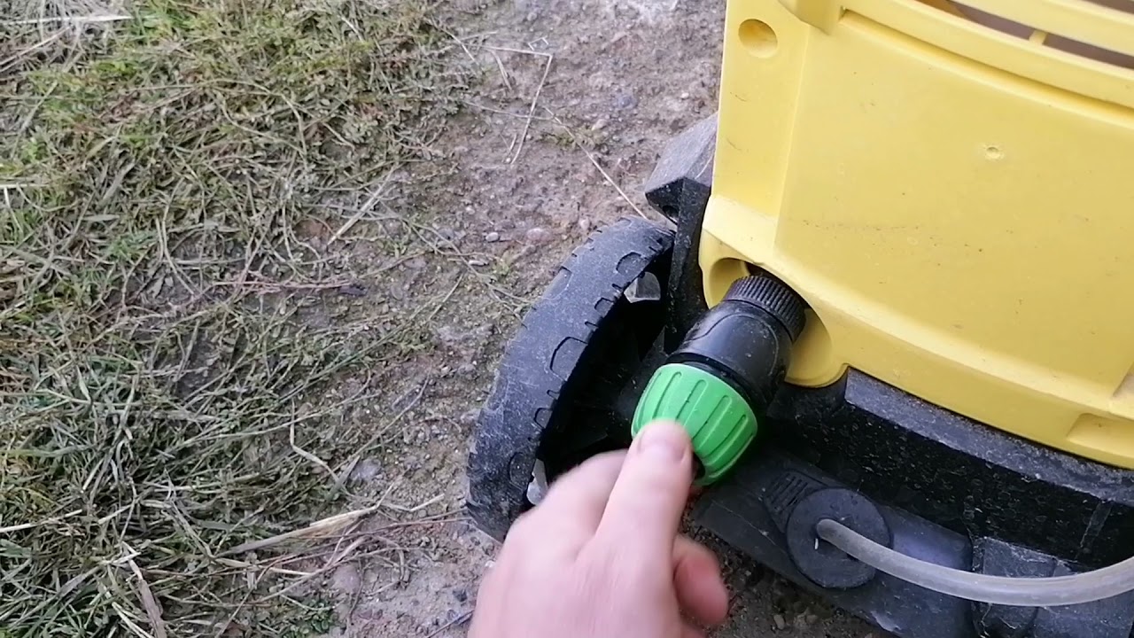 KARCHER K3 Нет напора. Причина одна из нескольких.