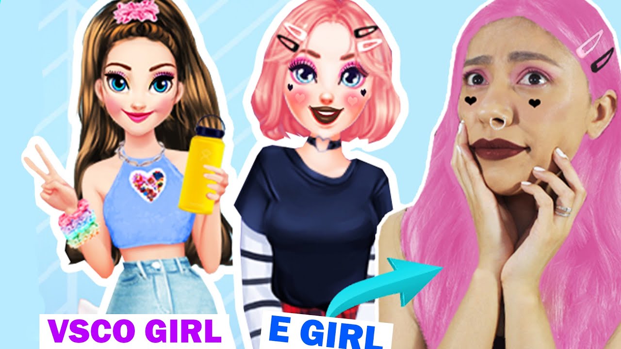 СОЗДАЮ СЕБЕ преображение в стиле E-GIRL!