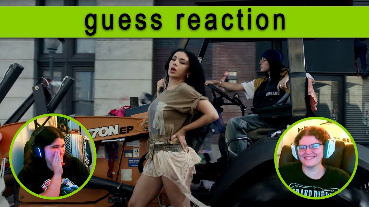 LESBIANS react to GUESS by CHARLI XCX & BILLIE EILISH
