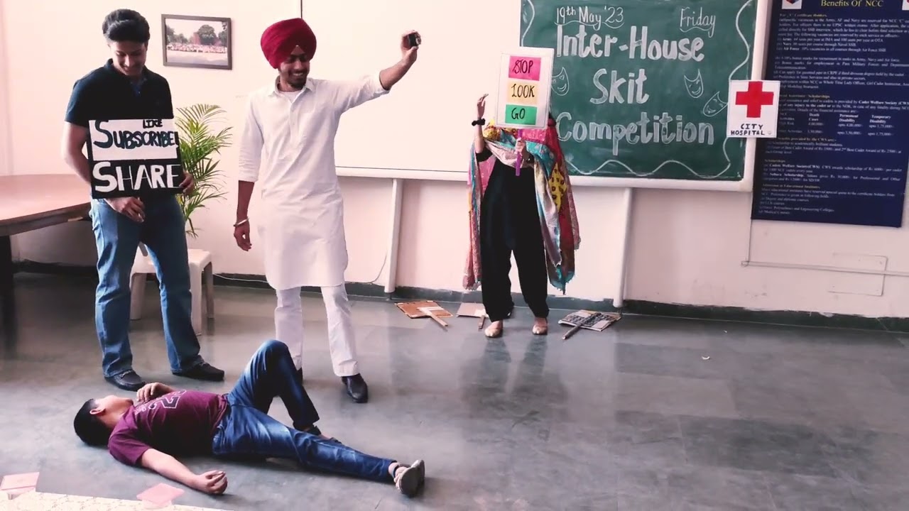 Skit on Theme 'Humanity' - A Performance by GNPS Students