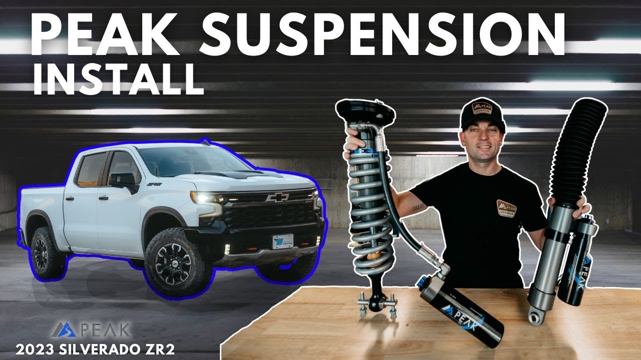 Установка подвески Peak 2023 Silverado ZR2