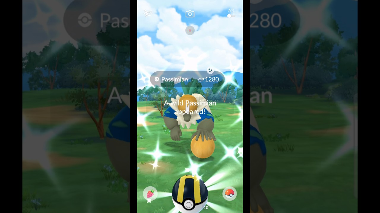 Повезло с ✨Шайни Пассимианом в #pokemongo