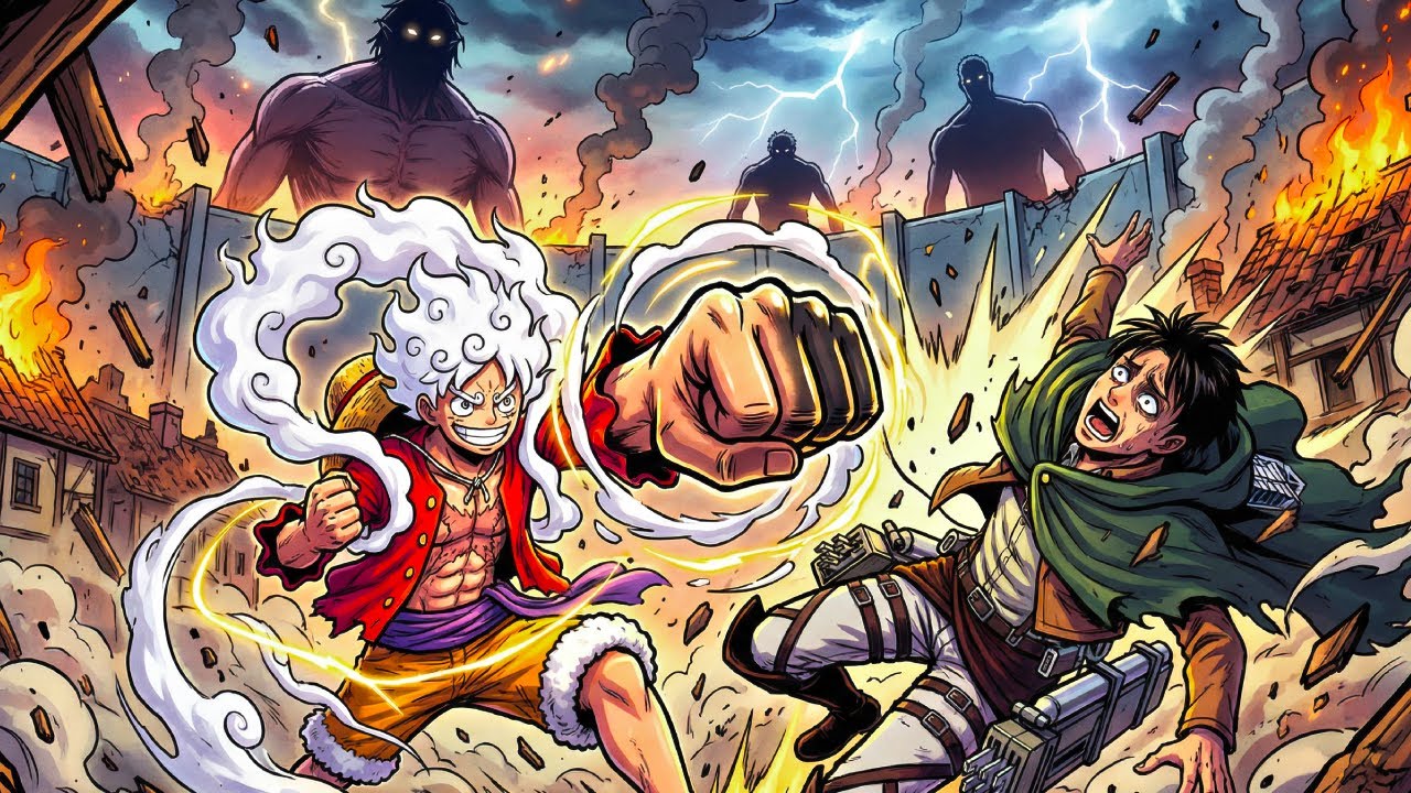 What If Monkey D. Luffy Entered Attack on Titan Universe?