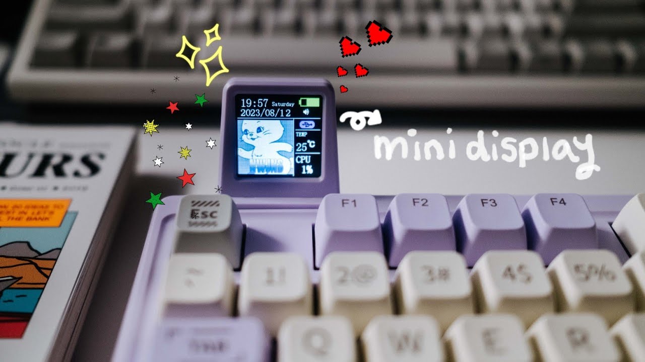 This Keyboard comes with a Mini TV | Epomaker RT100 Unboxing + Sound Test