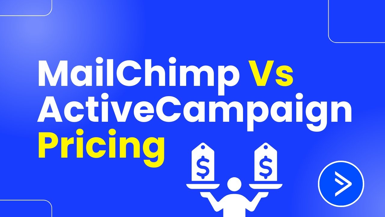 Mailchimp Vs ActiveCampaign Pricing Comparison