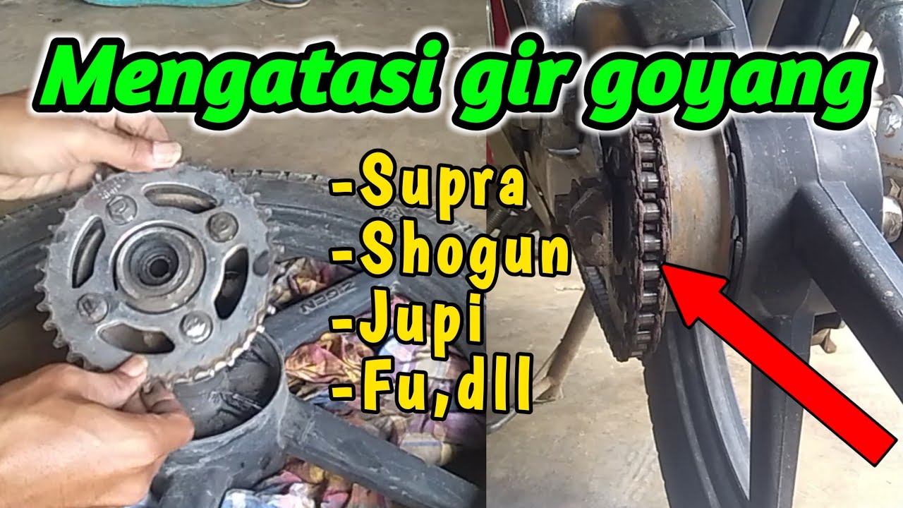 Cara memperbaiki gir belakang goyang