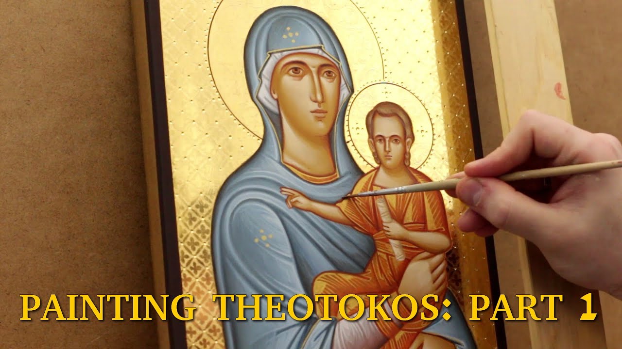 Iconography Tutorial: Speed Painting Theotokos PART 1