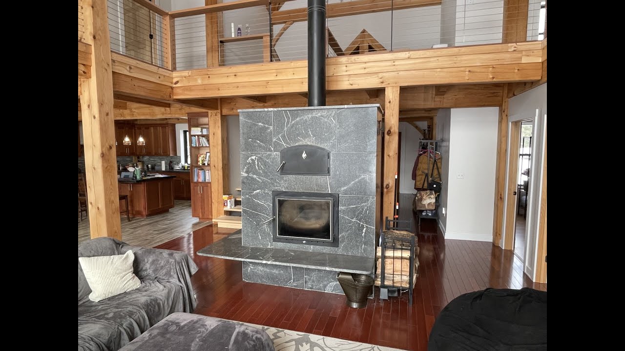 American Masonry Heater's, See through A-train Masonry Heater Core Animation Build.