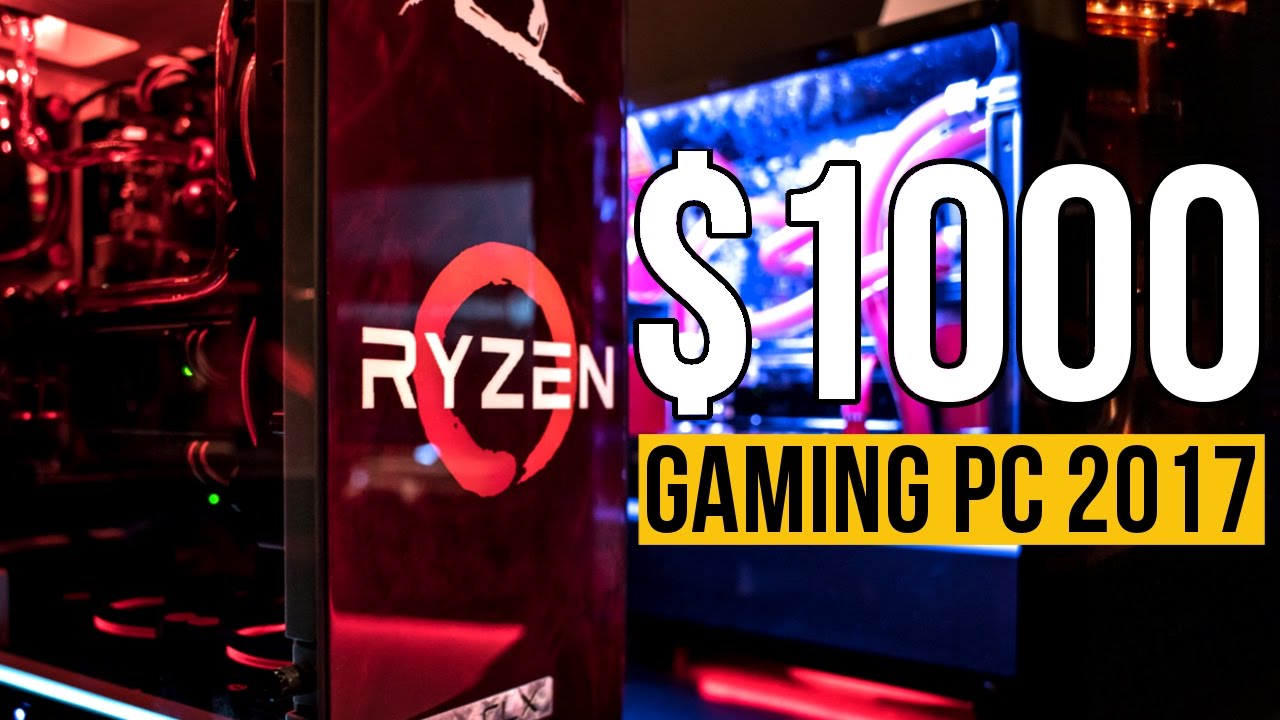 Build a $1000 AMD RYZEN Gaming PC for 2017! (R7 1700)