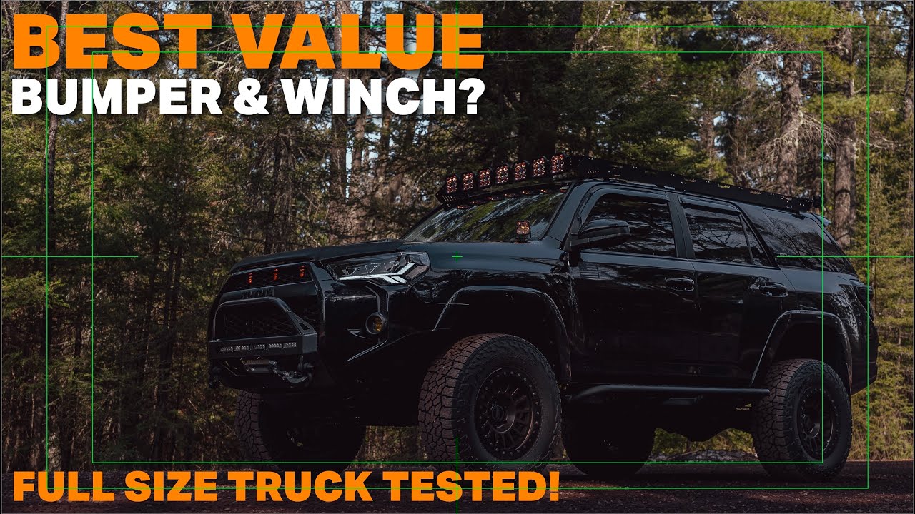 Best Value 4Runner Bumper and Winch | C4 Fabrication LoPro Bumper & Badlands Apex 12k Winch Install