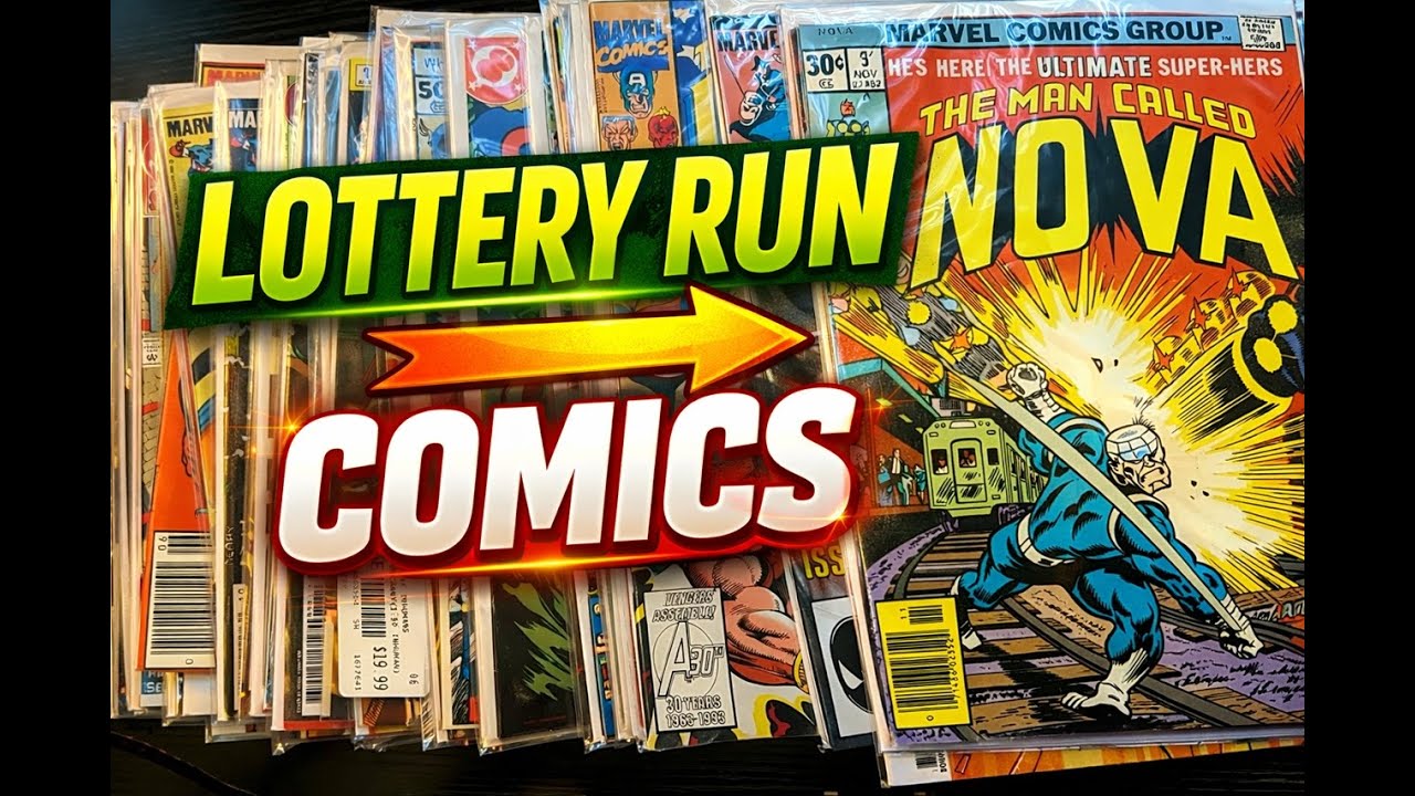We Cashed $1,000 Lottery Ticket... Then Hit Comic Shops