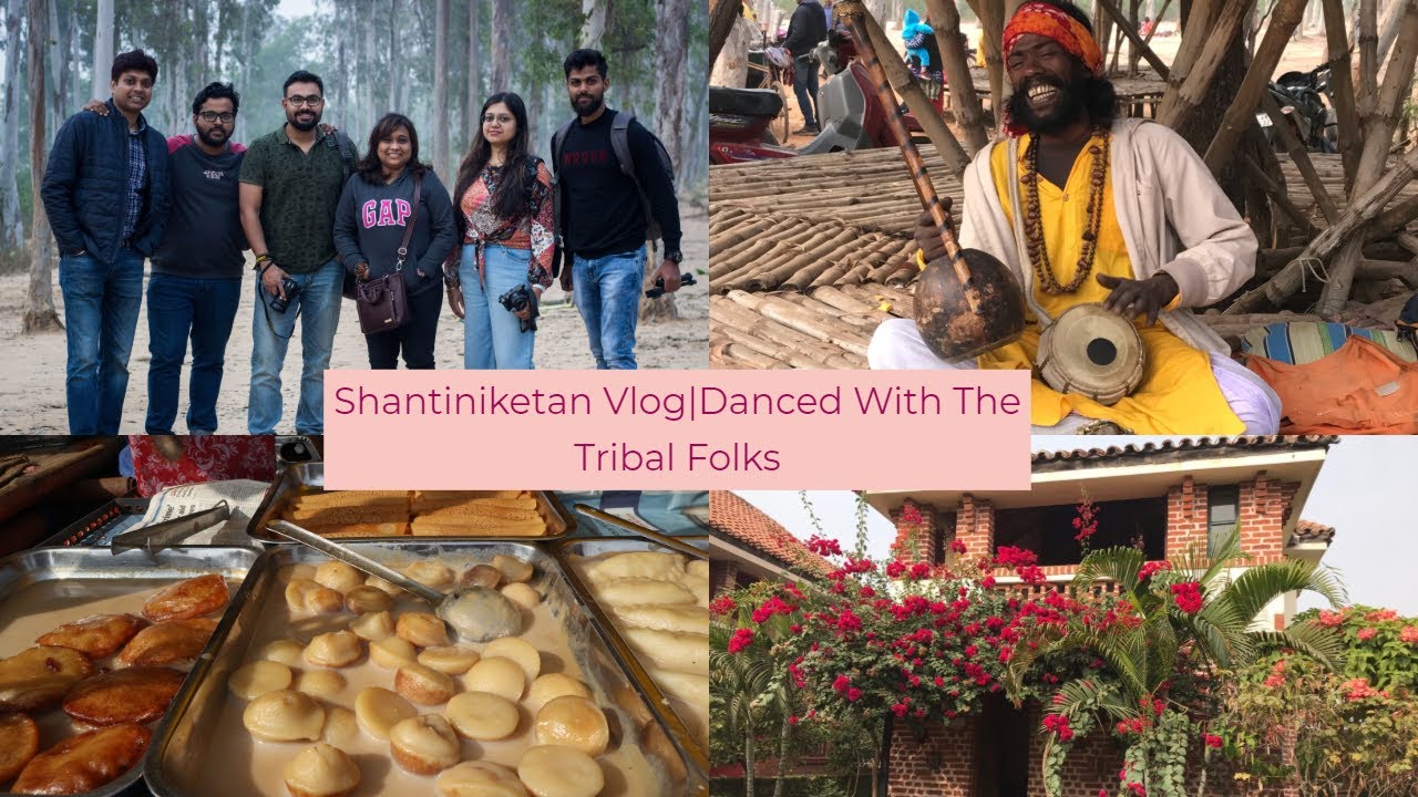 SHANTINIKETAN, WEST BENGAL|Danced With The Tribal Folks| Poush Mela, Shantiniketan