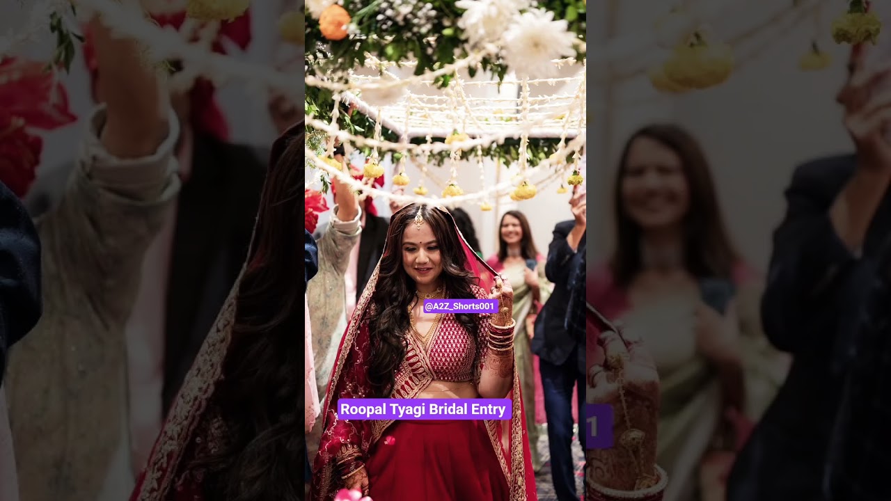 Roopal Tyagi Bridal Entry