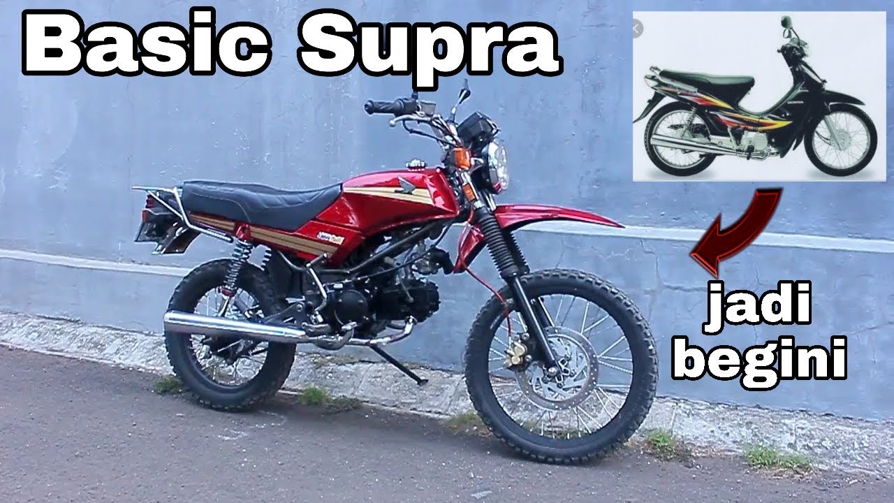 Bangun Honda Win 100 jadi trail