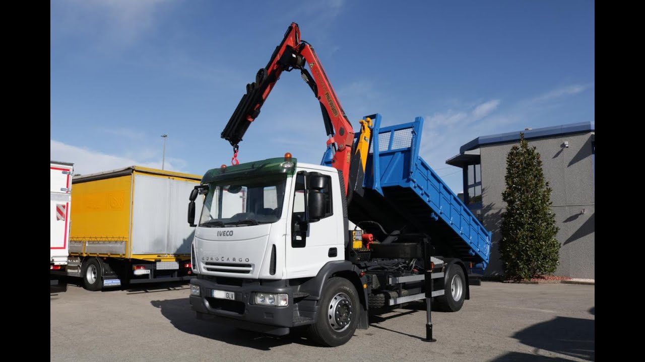 IVECO EUROCARGO 180E28  GRUA Y GANXO