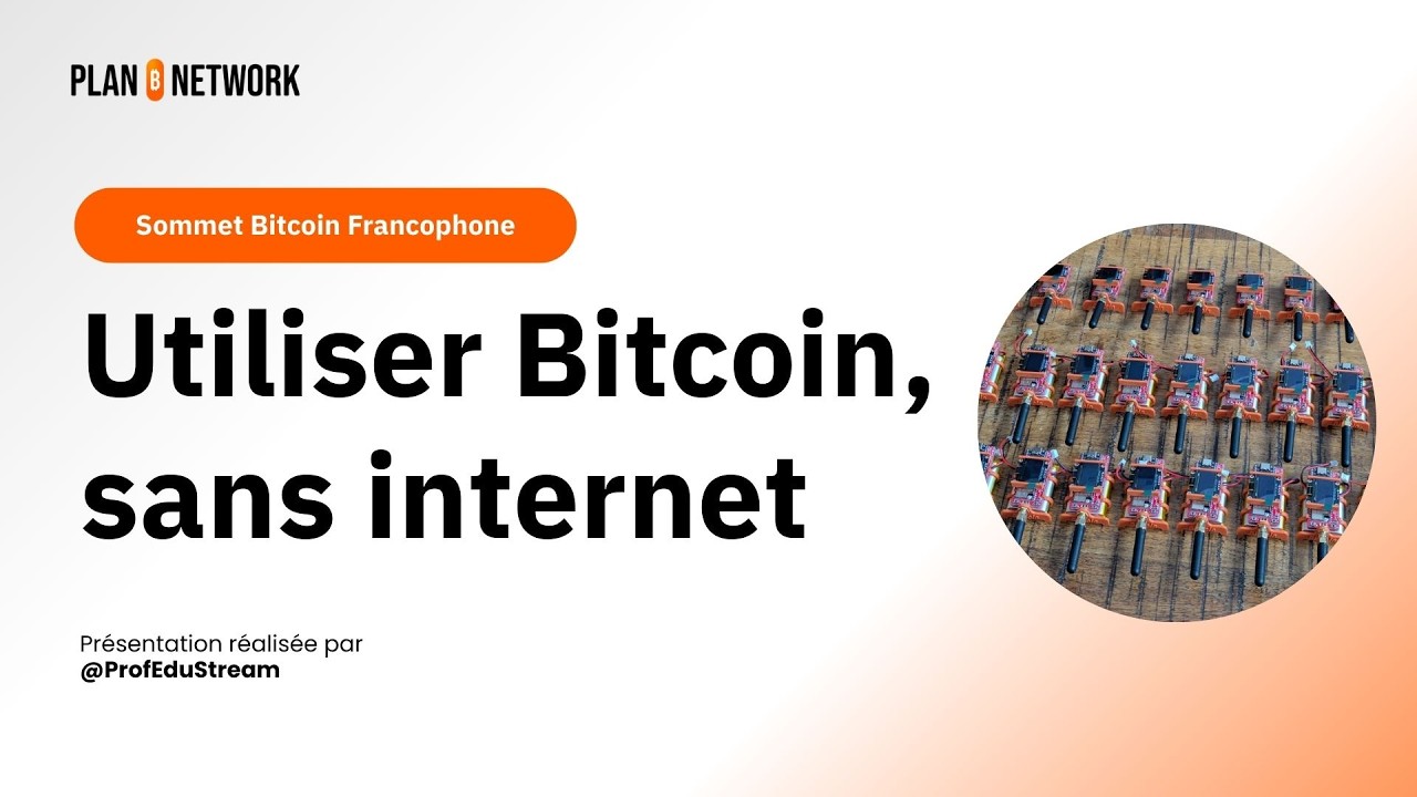 Utiliser Bitcoin, sans internet