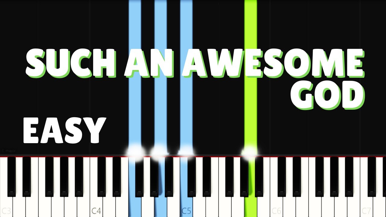 Maryanne J. George - Such an Awesome God | EASY PIANO TUTORIAL by Synthly