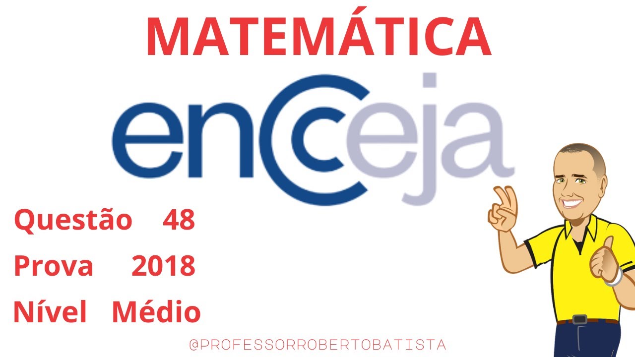 ENCCEJA 2018 PPL - Matem&aacute;tica Quest&atilde;o 48 (Na figura, um menino est&aacute; soltando pipa em um terreno)