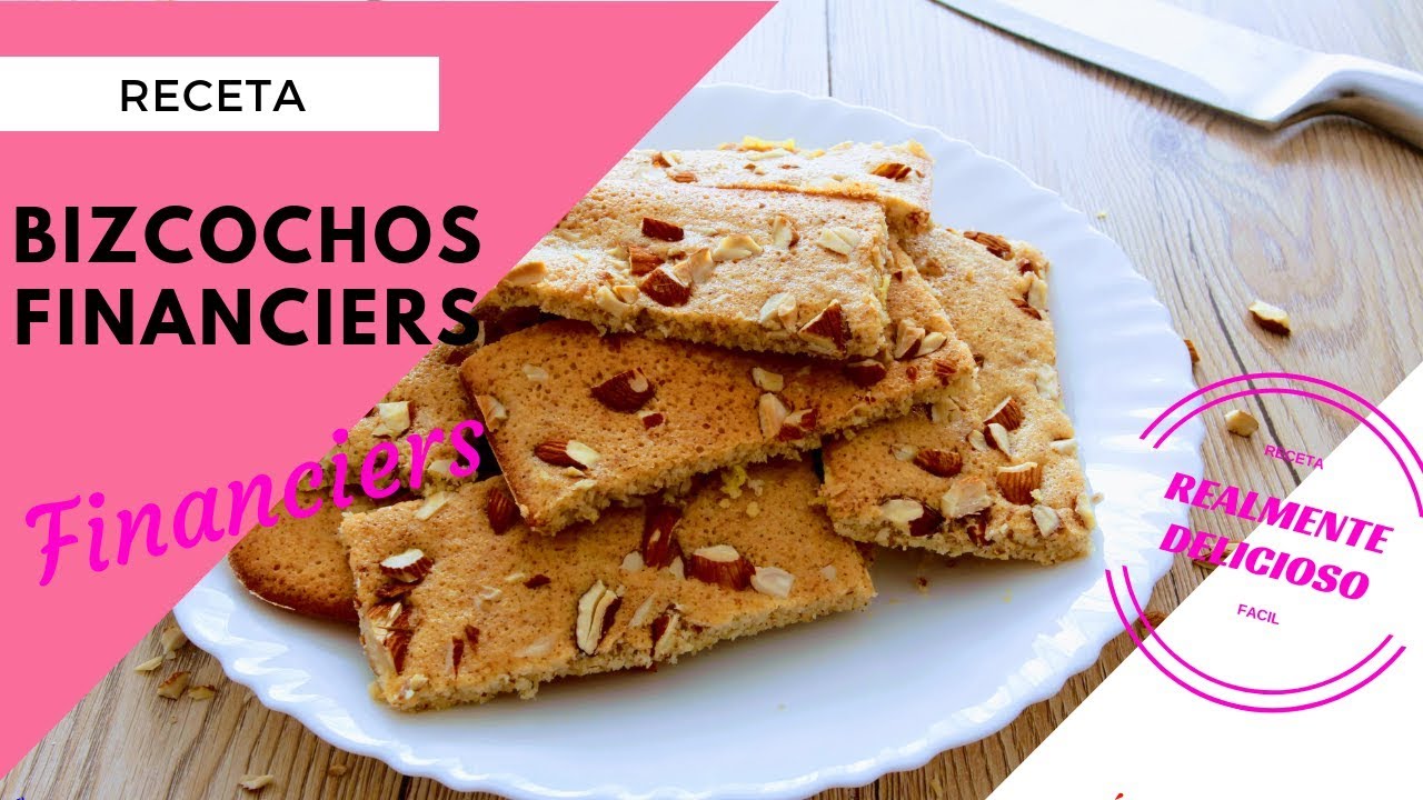 Galletas de Almendra |  Cómo hacer Financiers | Realmente Delicioso