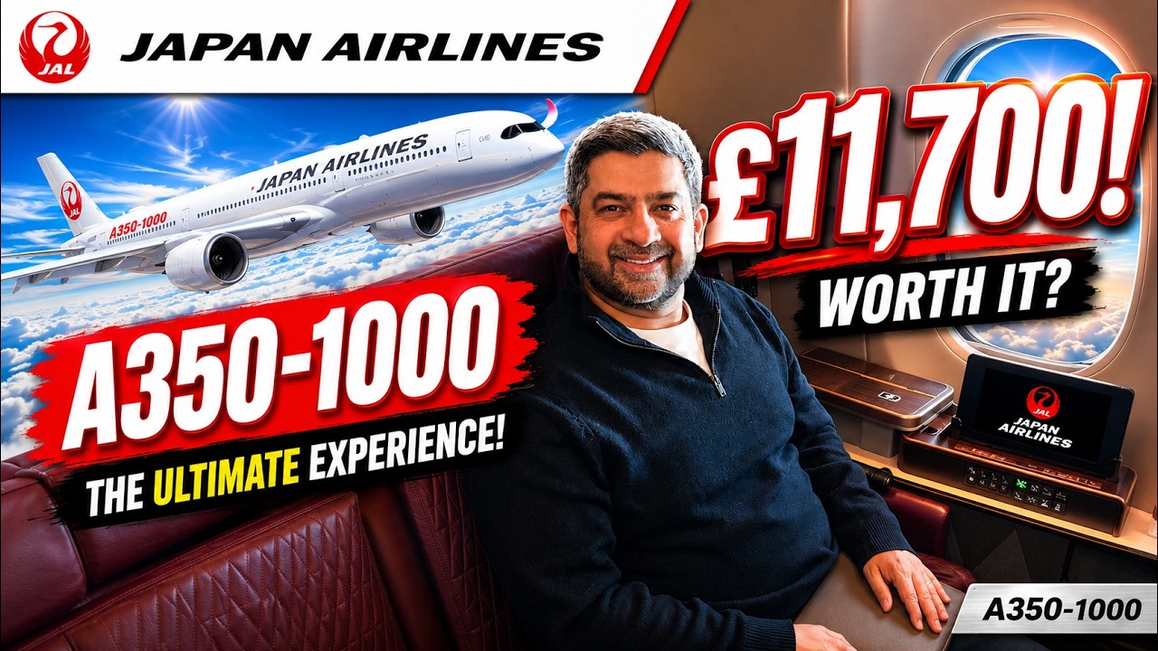 Japan Airlines NEW A350 First Class, 14 hours from London to Tokyo - Review Extravaganza!