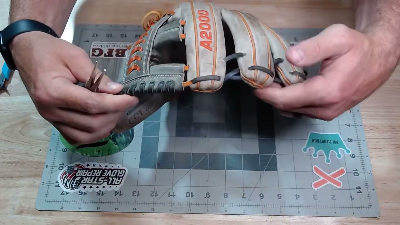 How to Remove Laces from a Wilson A2000 CC1 | Step-by-Step for Easier Relacing