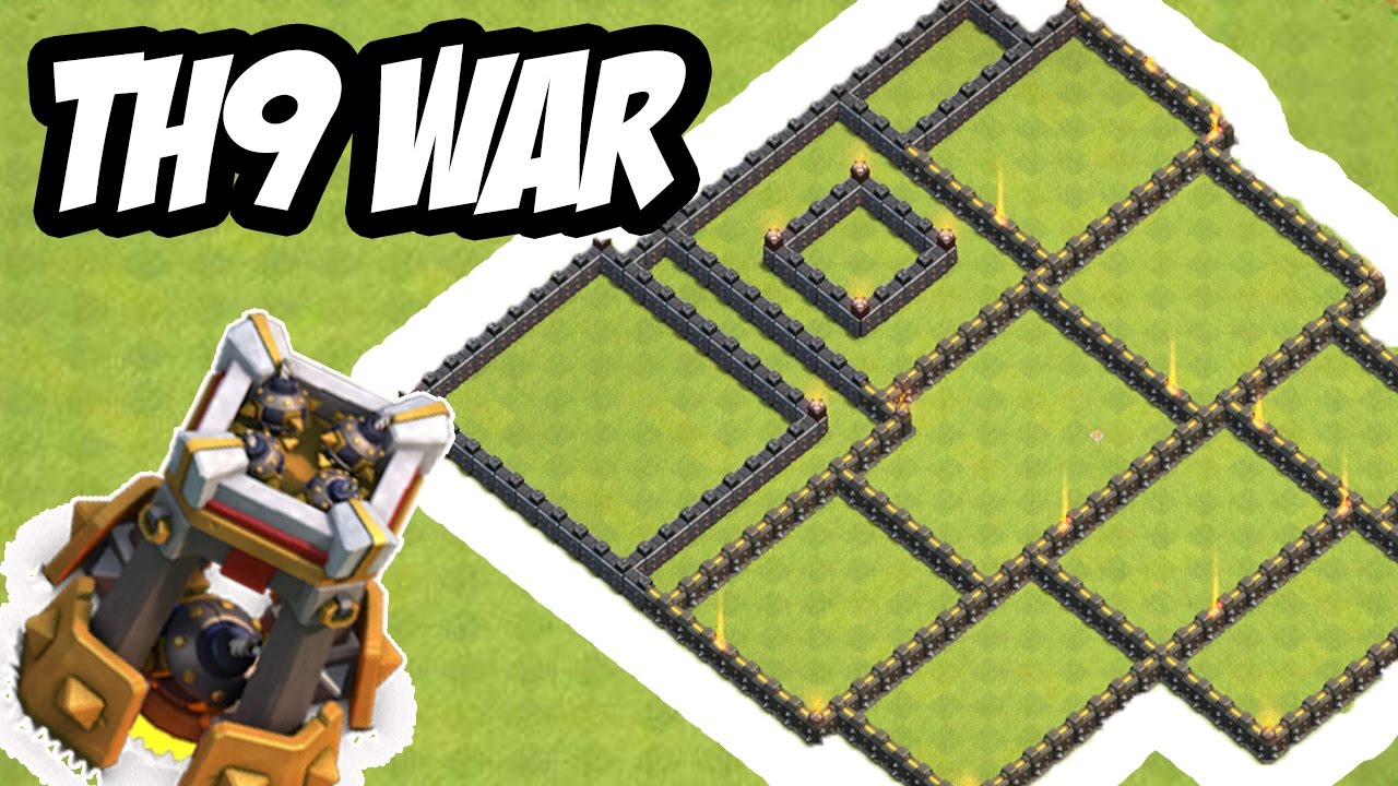 TH9 POST UPDATE ANTI HOG WAR BASE! - ANTI 3 STAR - Clash Of Clans