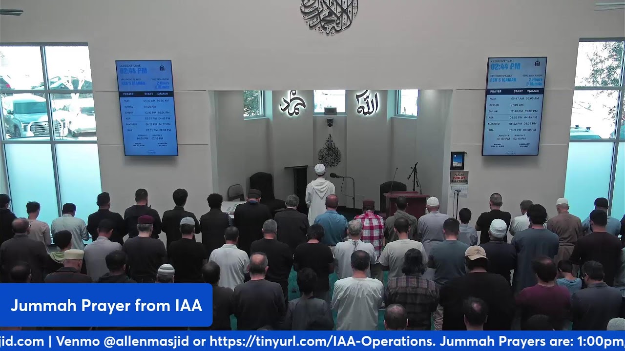 Jummah Prayer from IAA