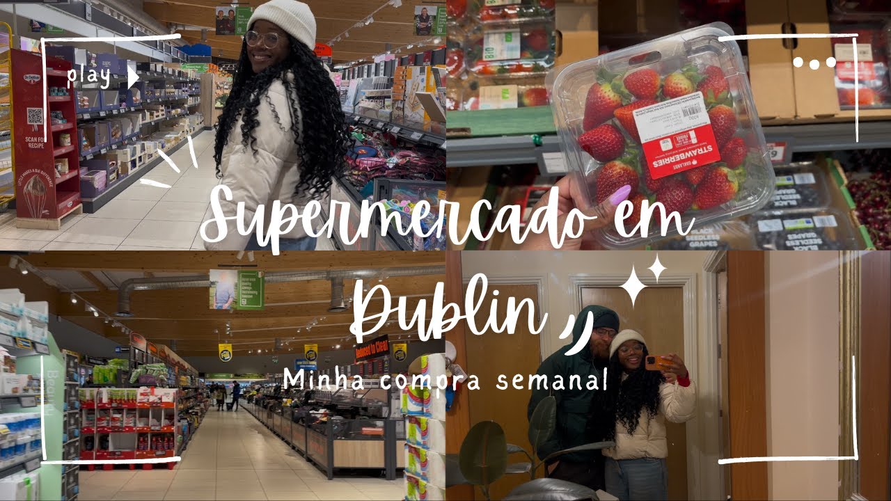 Supermercado na Irlanda em 2025 - Vlog de compra semanal