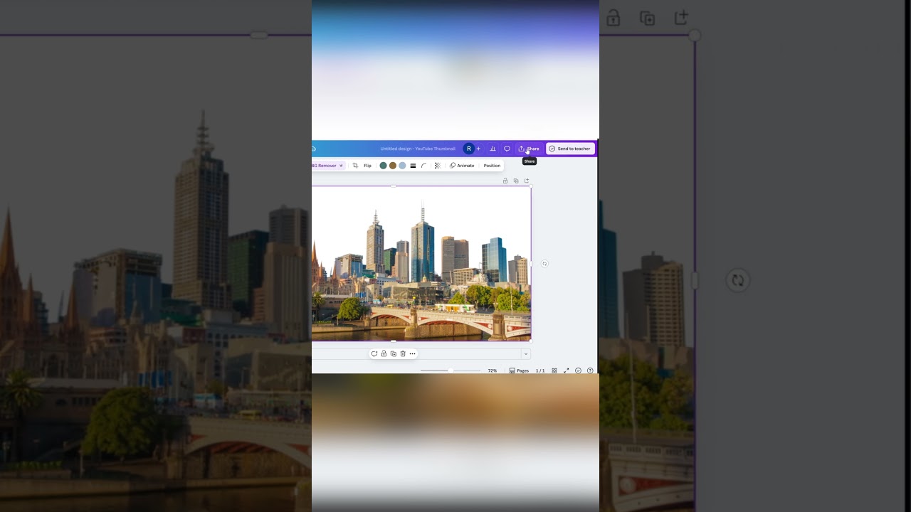Экспорт прозрачных PNG-файлов в Canva Pro