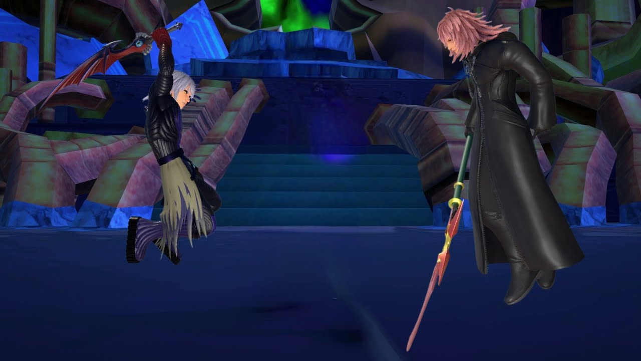 KH3 MODS: Marluxia vs Riku Replica. (No Damage) (Critical Mode)