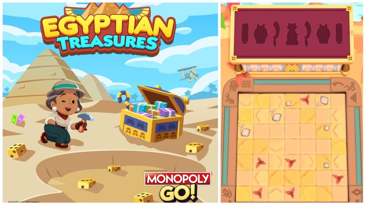 Egyptian Treasures - Monopoly Go New Event - Part 2 #monopolygo