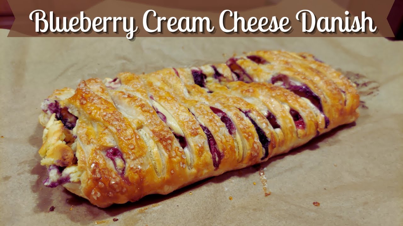 Homemade Blueberry Cream Cheese Danish Recipe | How To Make Cream Cheese Danish At Home