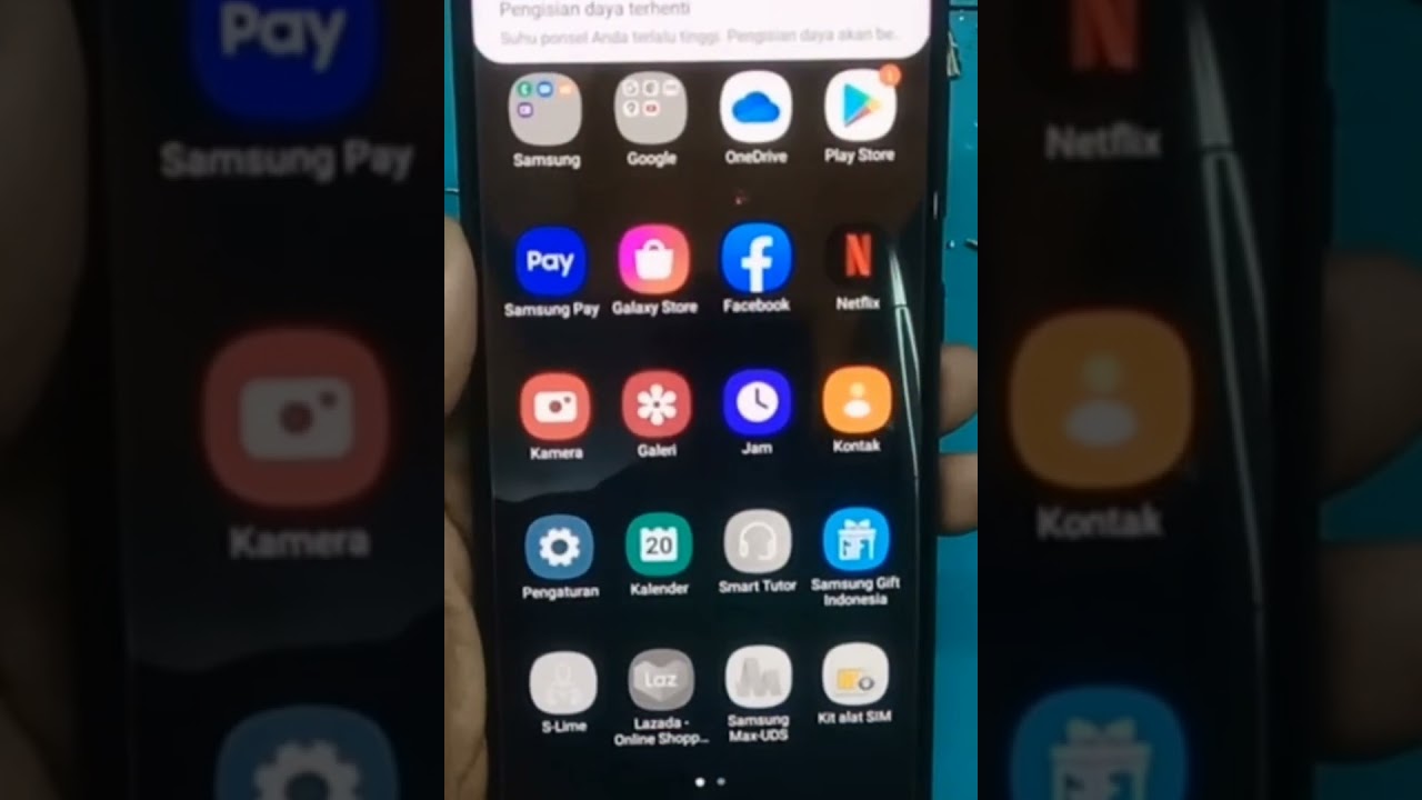 ( link video panjangnya di deskripsi )  Samsung A20 Kelembapan Suhu Temperatur Terlalu Panas