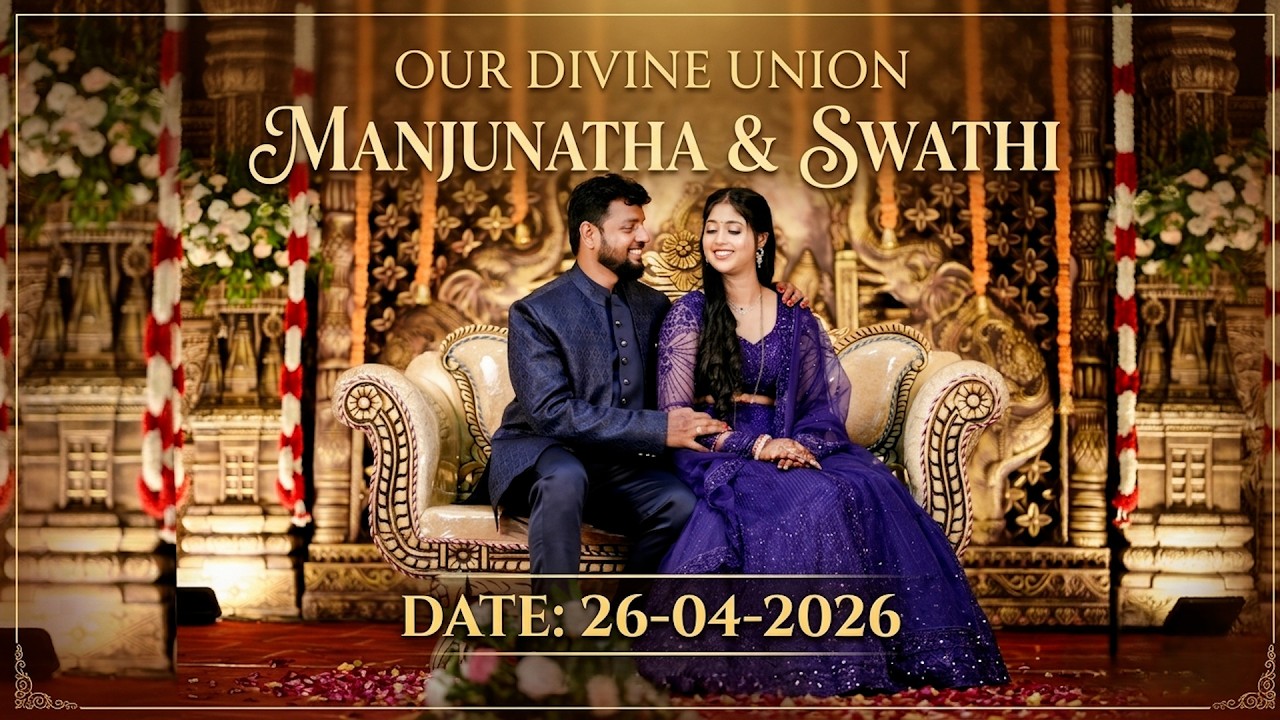 MANJUNATHA & SWATHI || BEST WEDDING  CINEMATIC HIGHLIGHT 2026 || EDITING WORLD UDUPI